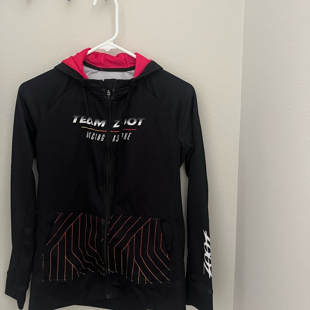 Zoot Black Jacket with Pink Highlights